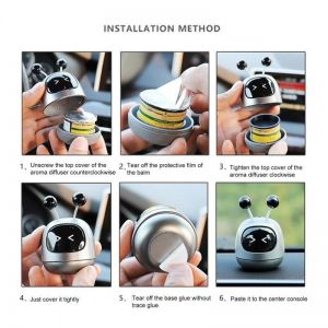 Android-Shaped Car Dashboard Car Perfume - Enhance Your Drive with Style